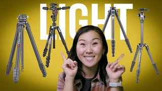 The 4 BEST LIGHTWEIGHT Travel Tripods of 2023 [upl. by Nnyladnarb]