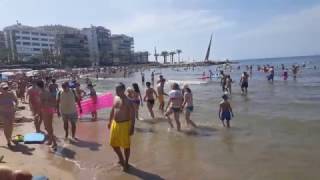 salou beach 2016 [upl. by Yerd]