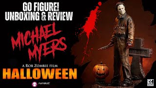 COUNTDOWN CHARACTERS BY NUMSKULL HALLOWEEN MICHAEL MYERS ROB ZOMBIE FIGURE UNBOXING AND REVIEW [upl. by Etnohc656]