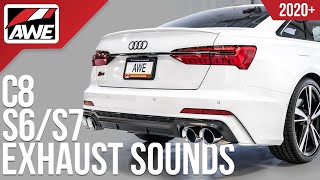 AWE Exhausts for Audi C8 S6S7 29TT [upl. by Ecirtac497]