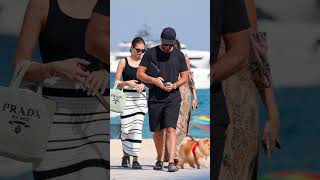 Thylane Blondeau departing from a Saint Tropez beach shorts [upl. by Daney424]