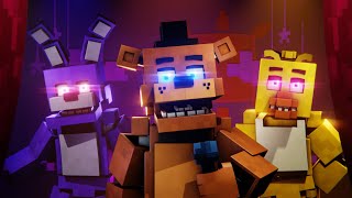 Five Nights at Freddys 1 Song l Fnaf 1 Minecraft Animated Music Video  song  APAngryPiggy [upl. by Sanfo]