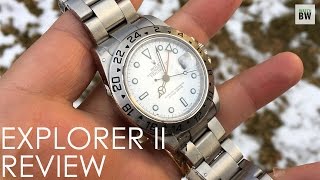 Rolex Explorer II Review 16570 Polar Explorer [upl. by Danete]