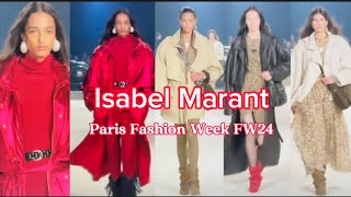 Isabel Marant FW24 Show Paris Fashion Week February [upl. by Biondo]