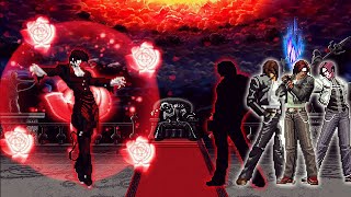 KOF Mugen Nightmare  Iori Yagami Vs WF Kyo Kusanago Team [upl. by Daenis]