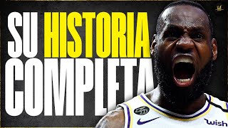 La HISTORIA COMPLETA de LEBRON JAMES  ¿El MEJOR JUGADOR de la NBA [upl. by Yerg]