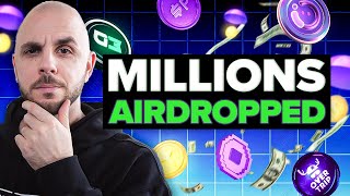 These 6 Tokens will Airdrop Millions for FREE Yes actually [upl. by Anan]