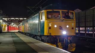 West Highland Statesman ECS Leaves Crewe on 05032022 [upl. by Einnhoj740]