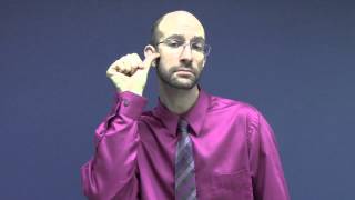 ASL Vocabulary  Past Tense [upl. by Gillian]