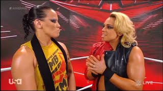 Zoey Stark amp Shayna Baszler Backstage Raw September 4 2023 [upl. by Danyluk237]