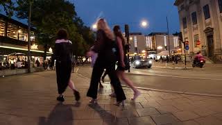 STOCKHOLM MEDBORGARPLATSEN BEFORE MIDNIGHT 4K SÖDERMALM [upl. by Webb988]