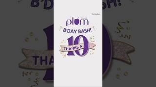 Plum 10th bday🥳🫶🏻 plumgoodness trendingshorts beautyblog asmr beauty review skincare [upl. by Atiuqiram869]