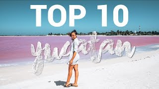 TOP 10 ORTE YUCATAN HALBINSEL MEXIKO die man gesehen haben sollte ∙ Reisetipps amp Sehenswürdigkeiten [upl. by Pliske601]