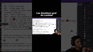 Les donations goal zevent 2021 de Locklear shorts [upl. by Shuma]