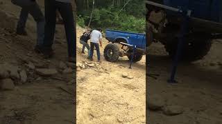 Reseating a bead at choccolocco off road park orv ohv Rockcrawling Toyota Jeep [upl. by Jaimie]