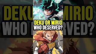 Mirio Togata vs Deku  Who Is the Rightful Heir deku miriotogata oneforall [upl. by Gabriell659]