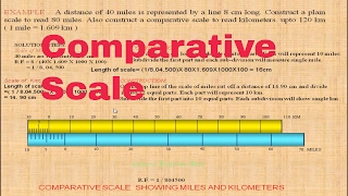 Comparative Scale Example  Engineering Drawing [upl. by Obadias]