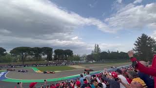 F1 Sprint Race 2022  Imola First Lap  Variante Alta [upl. by Gregorius]