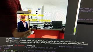 Face recognition Haar cascade classifier on Raspberry pi [upl. by Fabe30]