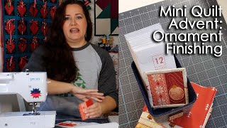 Quilted Ornaments  Mini Quilt Advent [upl. by Currey272]