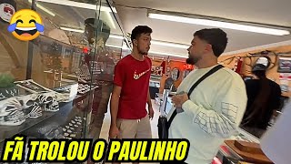 PAULINHO O LOKO TROLOU O LUQUETA COM FÃ EM LOS ANGELES [upl. by Tnert113]