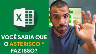 EXCEL VOCÊ SABIA QUE O ASTERISCO FAZ ISSO [upl. by Ainna]