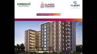 Classic Towers  2 amp 3 BHK Flats  Amlidih Raipur [upl. by Kensell402]