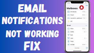 How to Fix Email Notifications Not Working in iphone  Email Notifications Not Working ios 18 [upl. by Waters]