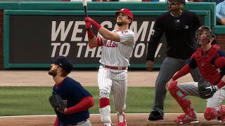 Boston Red Sox vs Philadelphia Phillies  MLB Today 56 Full Game Highlights MLB The Show 23 Sim [upl. by Acinaj]