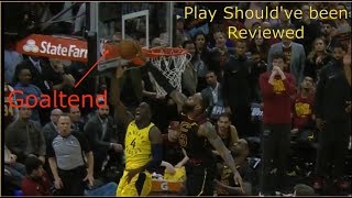 Did Lebron James Really Goaltend Victor Oladipos Shot YES But [upl. by Nahk940]