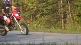 KTM 640 LC4 Super Moto Wheelie [upl. by Balas979]