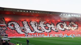 DERBY IN PRAG Slavia Prag  Sparta Prag pyro atmosphere choreography 4K [upl. by Enyawud]