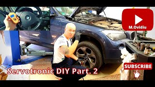 BMW x1 e84 Servotronic Retrofit SA216A DIY Part 2 [upl. by Pendergast]