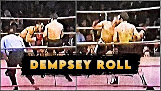 Dempsey Roll in real life Jack Dempsey Takeshi Fuji Mike Tyson [upl. by Lenz]