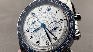 Omega Speedmaster Chronoscope 32930435102001 Omega Watch Review [upl. by Ehtyaf721]