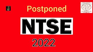 Ntse 2022 Postponed [upl. by Noonberg]