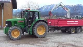 Baggerarbeiten mit Takeuchi  John Deere  Linder [upl. by Roe408]