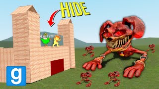 Can NIGHTMARE DOGDAY break into my FORT Garrys Mod Sandbox [upl. by Neoma]