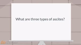 What are 3 types of ascites [upl. by Ahseiat682]