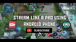 STREAM LIKE A PRO  CAMERA FI LIVE APP  STREAMLABS OVERLAY [upl. by Ecnahoy]