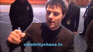 Danila Kozlovsky greets fans at Vampire Academy [upl. by Annoet147]