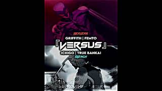 Ichigo True Bankai vs Griffith Femto shorts [upl. by Yotal]