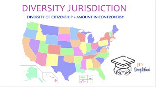 DIVERSITY JURISDICTION  How to do the analysis  28 USC 1332  Federal Subject Matter Jurisdiction [upl. by Soma]