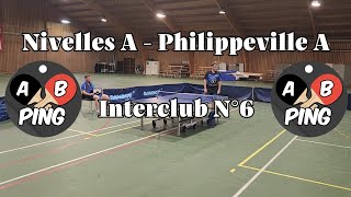 Nivelles A  Philippeville A Interclub N°6 [upl. by Adnir]