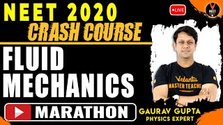 Fluid Mechanics Class 11 Physics One Shot Marathon  NEET 2023 Physics  NCERT  CBSE  Gaurav Sir [upl. by Aihsram]