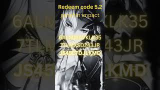 redeem code 52 genshin impact genshinimpact game chest [upl. by Nilcaj159]