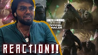 Godzilla x Kong  The New Empire  Official Trailer  REACTION [upl. by Wack]