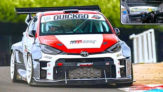 NEW 520Hp TOYOTA YARIS GR  3 Cylinder Monster ONBOARD [upl. by Ddal]