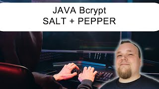 Java Bcrypt example  salt  pepper [upl. by Deaner]