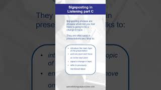 SIGNPOSTING The Key to OET Listening Success 🗝️👂 [upl. by Aylmer]